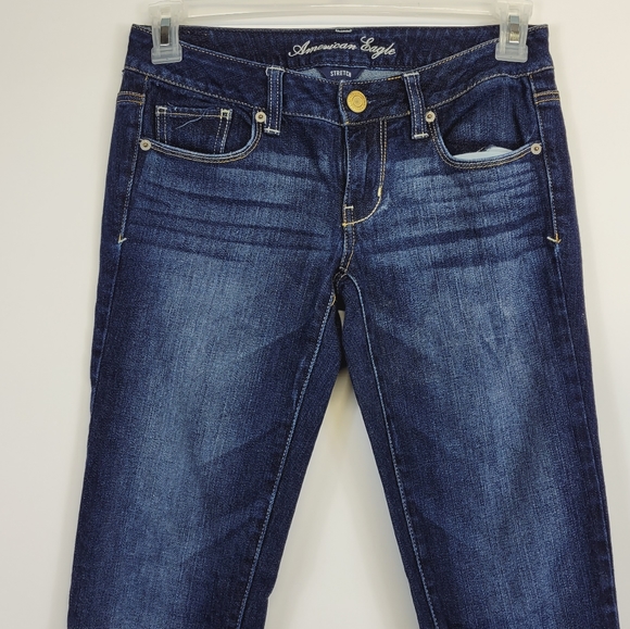 SEE NEW LISTING American Eagle Outfitters Skinny Stretch Blue Jeans Size 2 - Picture 4 of 10